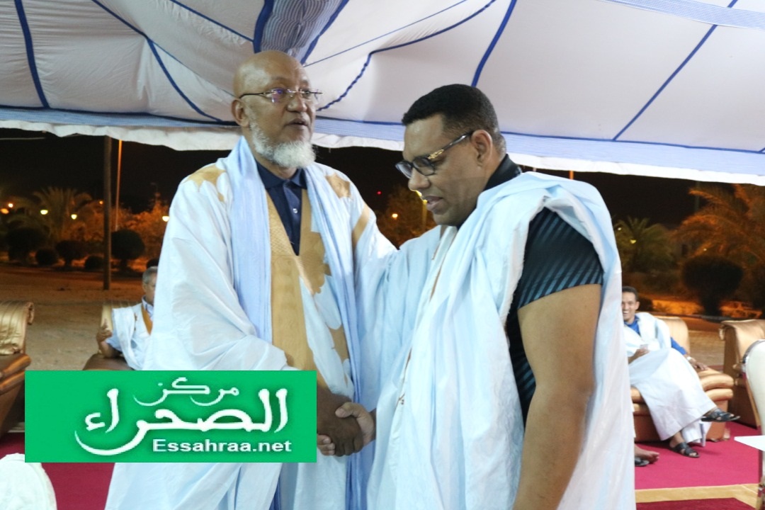 النائب سيد محمد اطول عمرو وولد محمد خونه على هامش الحفل 