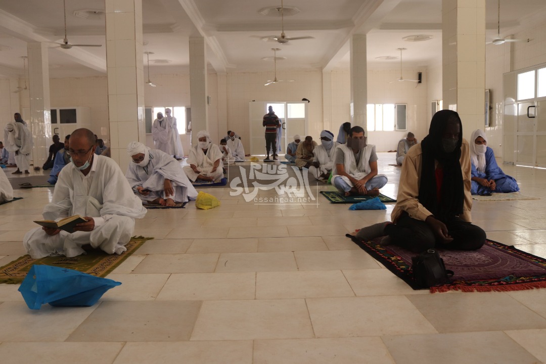 صلاة الجمعة من جامع "الإجابة" في نواكشوط ـ (المصدر: الصحراء)