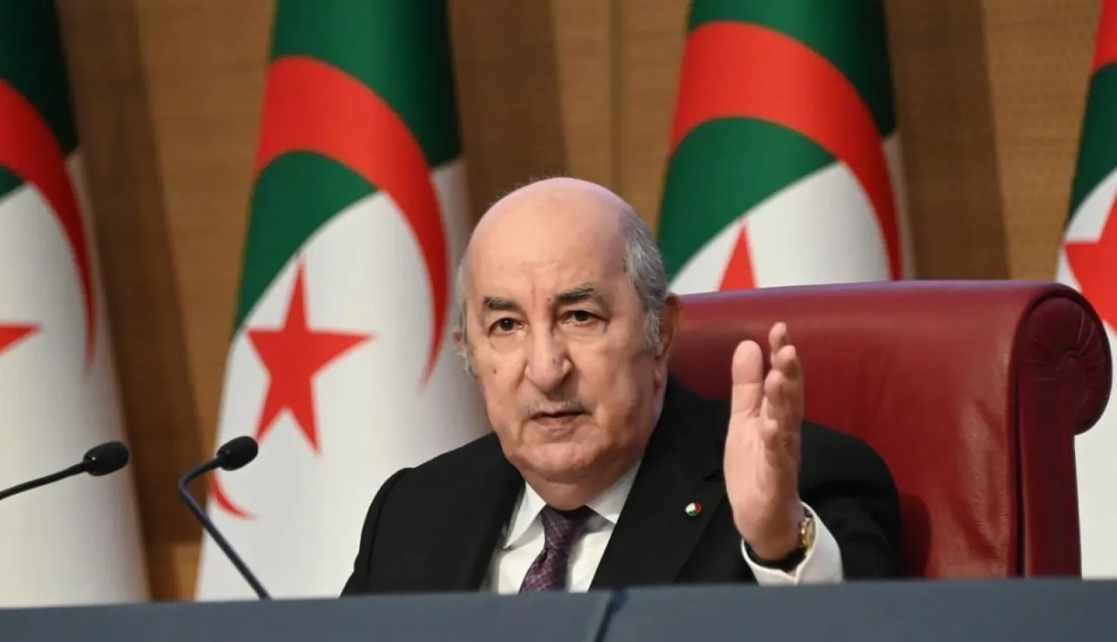 الرئيس الجزائري عبد المجيد تبون