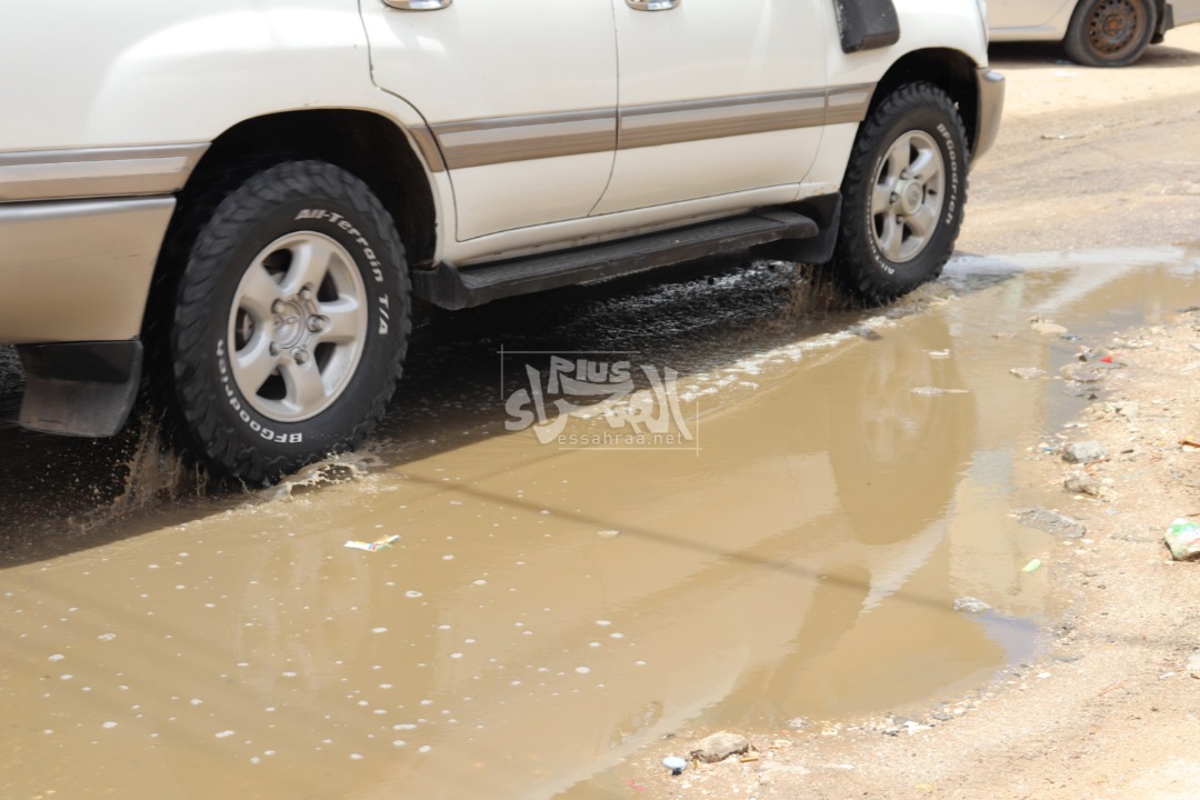 نواكشوط بعد تساقط أمطار خفيفة فجر الجمعة ـ (المصدر: الصحراء)