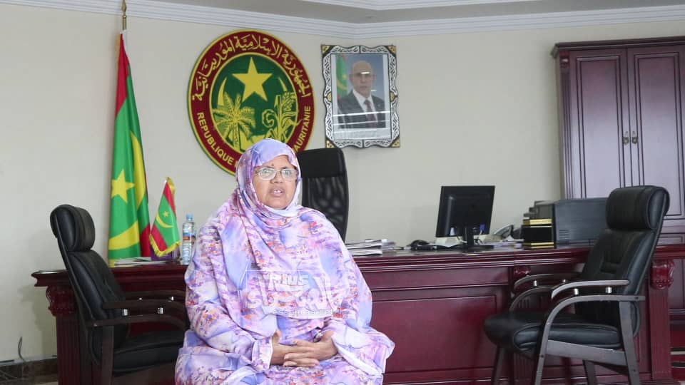 رئيسة جهة نواكشوط فاطمة بنت عبدالمالك - (المصدر: الصحراء)