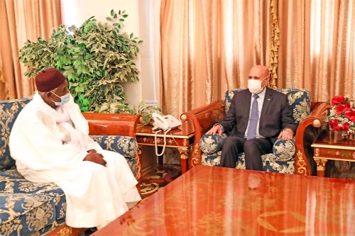 الرئيس غزواني يستقبل إبراهيما مختار صار_(المصدر:وما)