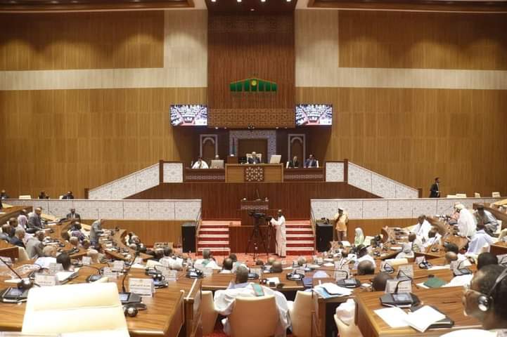 جانب من جلسة انتخاب أعضاء محكمة العدل السامية: صفحة البرلمان الموريتاني على فيسبوك