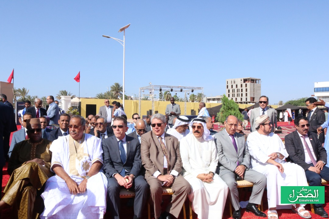 ديبلوماسيون وسفراء حضرو الافتتاح (المصدر: الصحراء)