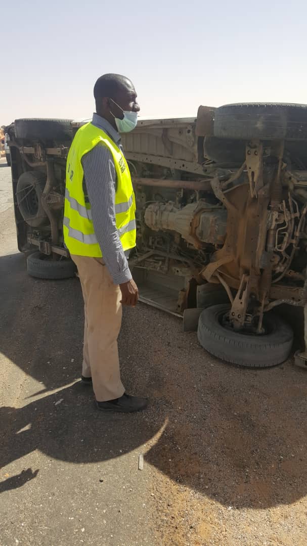 حادث سير غرب بتلميت (المصدر:انترنت)