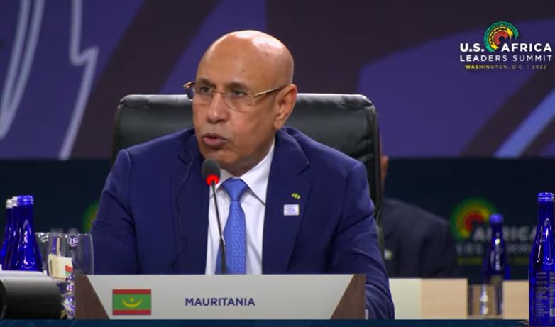 الرئيس غزواني خلال مشاركة في القمة الافريقية- الأمريكية بواشنطن