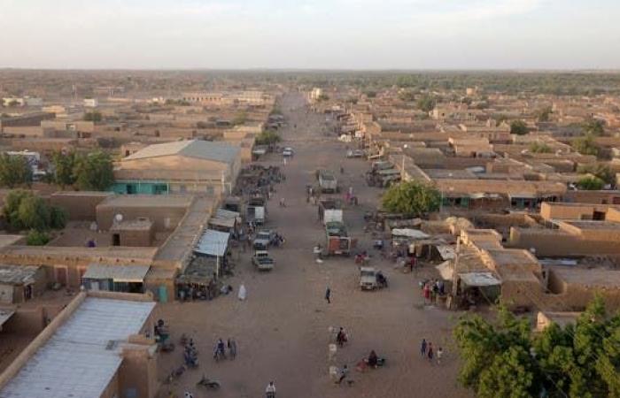 جانب من مدينة لوني وسط مالي