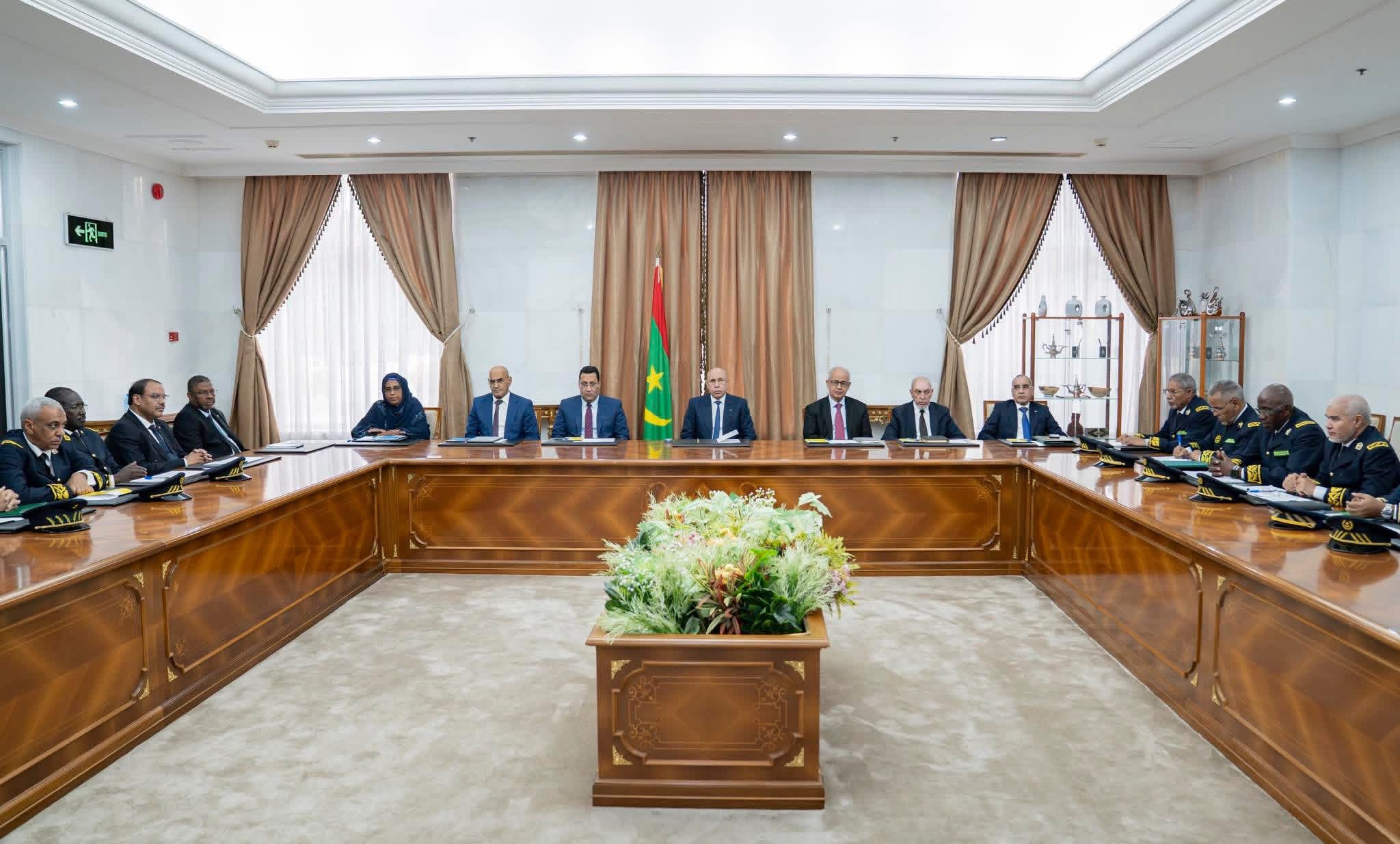 جانب من اجتماع الرئيس غزواني مع الولاة