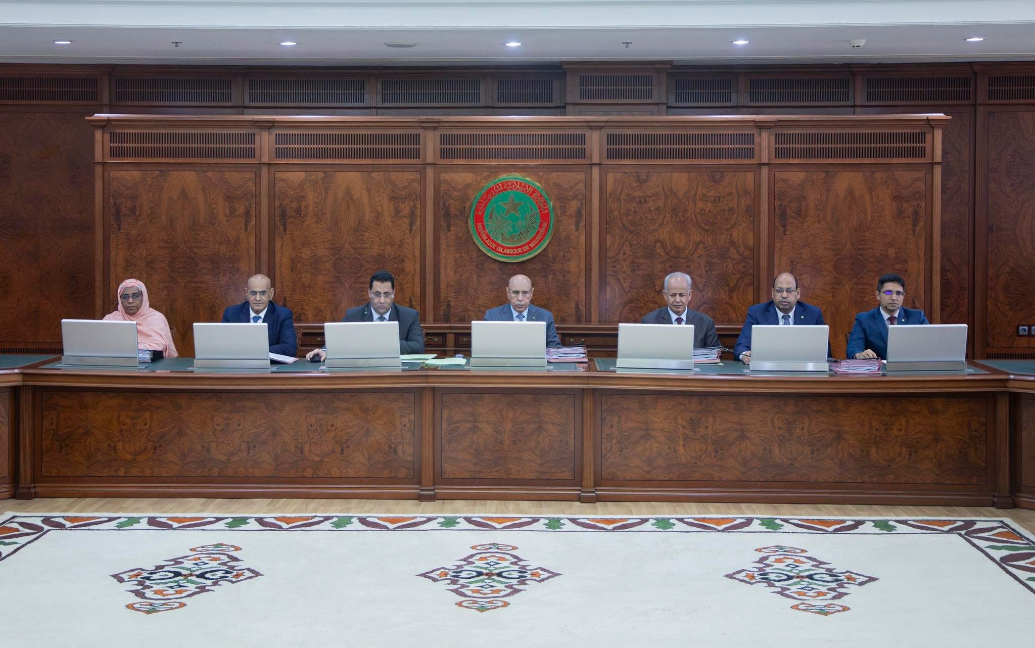 جانب من اجتماع الحكومة