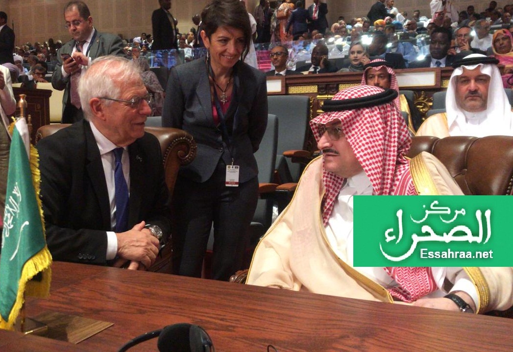 مستشار العاهل السعودي رفقة وزير الخارجية الإسباني - (المصدر: الصحراء)