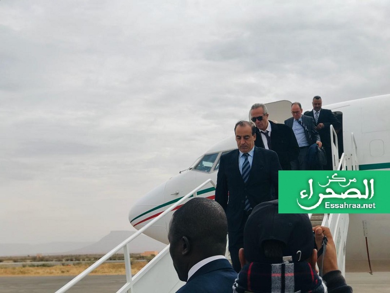 الوفد المغربي يصل مدينة أطار - (المصدر: الصحراء)