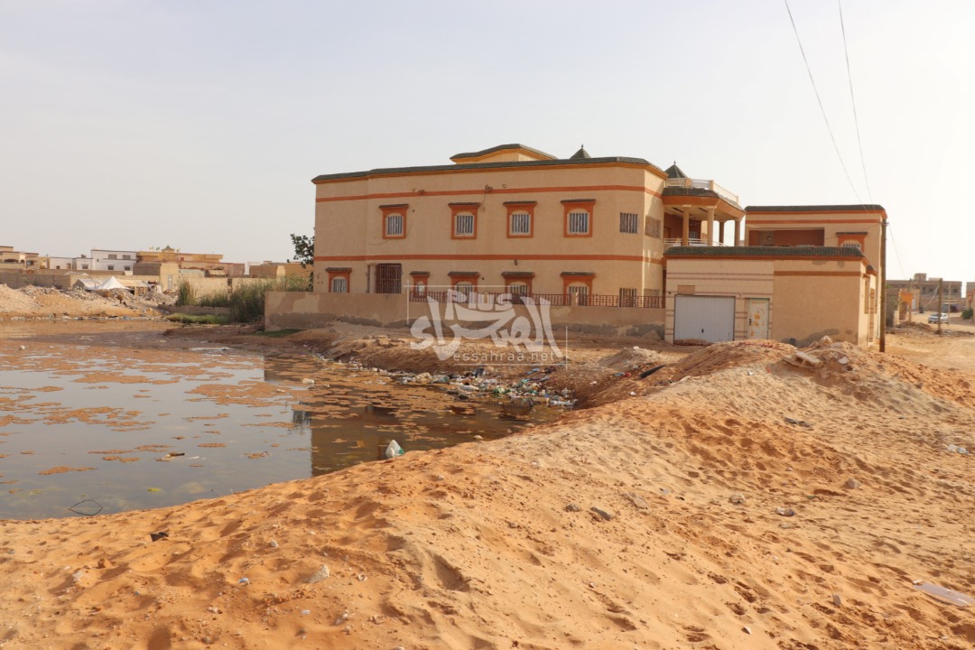 معضلة البرك والمستنقعات في نواكشوط ـ (المصدر: الصحراء)