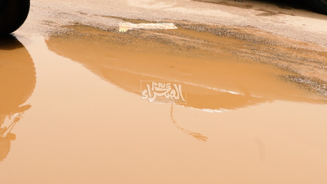 نواكشوط بعد تساقطات مطرية خفيفة ـ (المصدر: الصحراء)