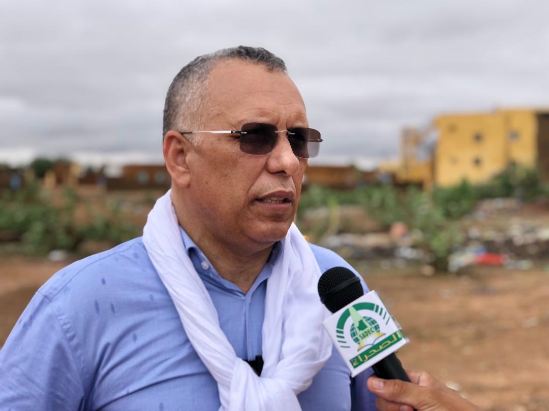 ولد بوحبيني يتحدث لمكرفون الصحراء 