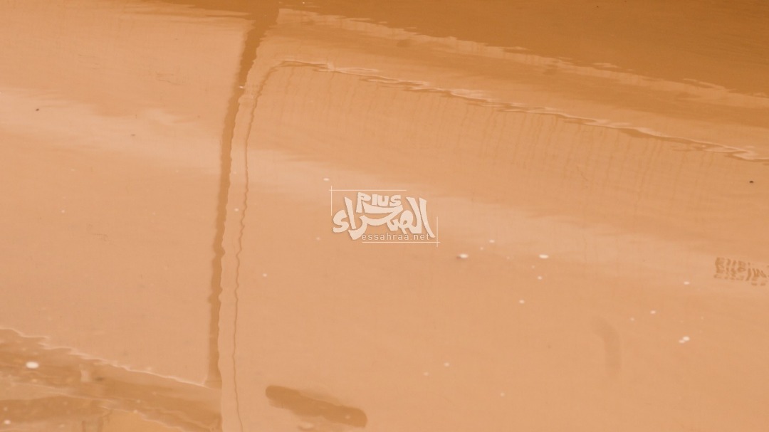 نواكشوط بعد تساقطات مطرية خفيفة ـ (المصدر: الصحراء)
