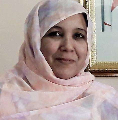 مستشارة وعيم جبهة البوليساريو النانة لبات الرشيد _(المصدر: الإنترنت)