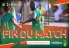 انتهت المباراة بنتيجة 2-1 