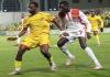 جانب من مباراة المريخ والحرس الوطني في الجولة الـ21 من الدوري