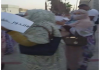 جانب من تظاهرة دائني الشيخ الرضا