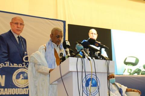 رئيس الحزب الحاكم سيدي محمد ولد الطالب أعمر  (أرشيف)