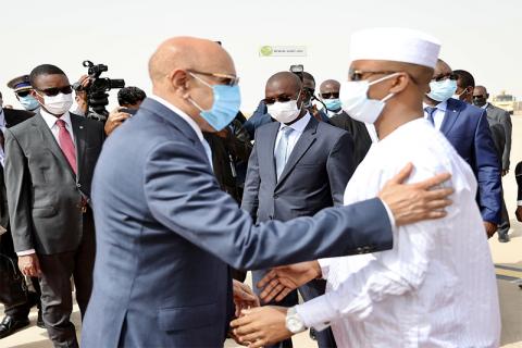 الرئيسان الموريتاني والتشادي- المصدر (وما)