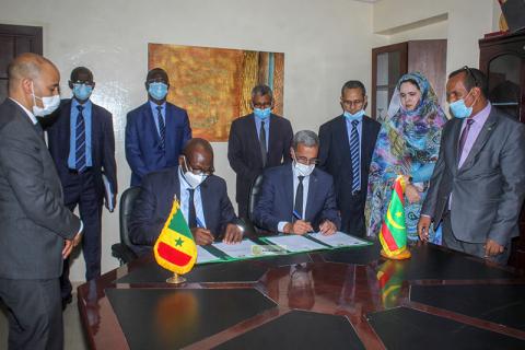 توقيع الاتفاقية بيم موريتانيا والسنغال- المصدر (وما)