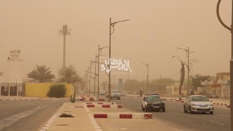 عواصف رملية تؤثر على الرؤية في نواكشوط - المصدر (الصحراء)