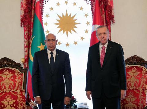 لقاء سابق بين الرئيس غزواني وأردوغان