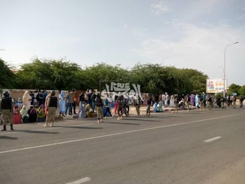 طلاب ISCAE يتظاهرون للمطالبة بتحقيق مطالبهم ـ (المصدر: الصحراء)