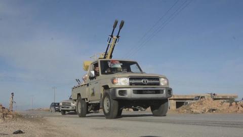 آليات للجيش الليبي "أرشيفية"