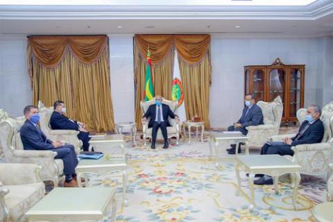 الرئيس غزواني يستقبل المبعوث الأمريكي في الساحل ـ (لمصدر: الإنترنت)