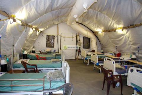 المستشفى العسكري الميداني ـ (المصدر: وما)