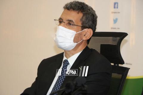 وزير المالية محمد الامين ولد الذهبي ـ (أرشيف الصحراء)
