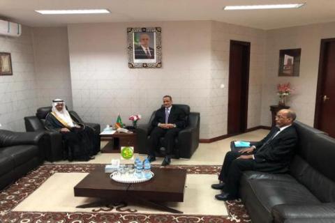 وزير الخارجية بلتقي السفير السعودي بانواكشوط (المصدر: وما)