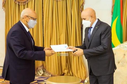 الرئيس غزواني يستقبل مبعوثا من قائد المجلس العسكري في مالي ـ (المصدر: وما)