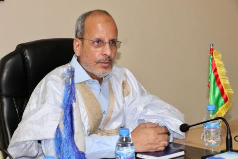 رئيس حزب الإنصاف محمد ماء العينين ولد أييه