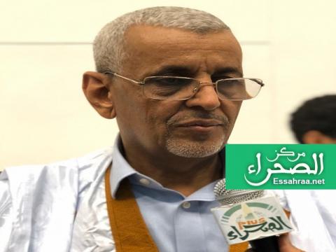 رئيس حزب الاتحاد من أجل الجمهورية سيدي محمد ولد الطالب (ارشيف - الصحراء)