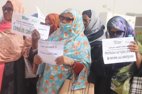 جانب من الوقفة- الصحراء