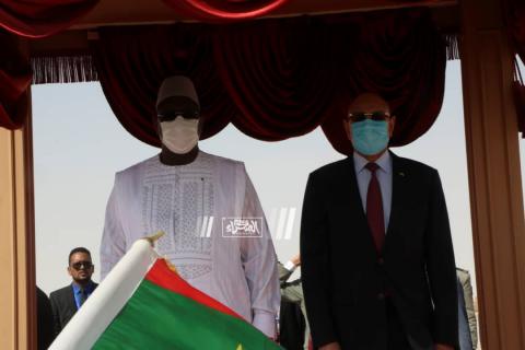 الرئيس غزواني مع الرئيس السنغالي ـ (المصدر: الصحراء)