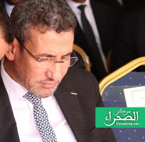 وزير المالية محمد الأمين ولد الذهبي (ارشيف الصحراء)