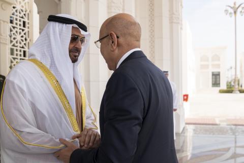 الرئيس غزواني خلال لقاء سابق مع رئيس دولة الإمارات محمد بن زايد