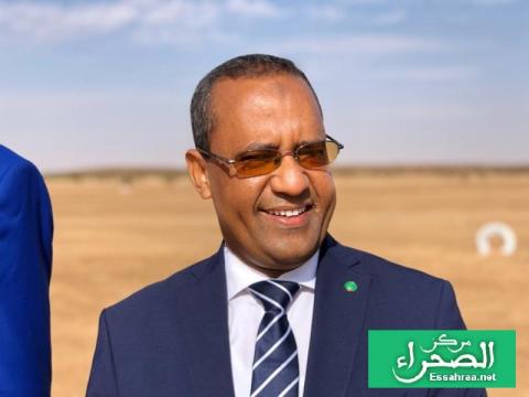 وزير التجهيز والنقل محمدو ولد امحيميد (المصدر: إرشيف الصحراء)