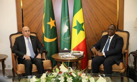 لرئيسان الموريتاني و السنغالي (المصدر: انترنت)
