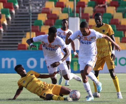 جانب من إحدى مباريات أفسي نواذيبو في الدوري الوطني