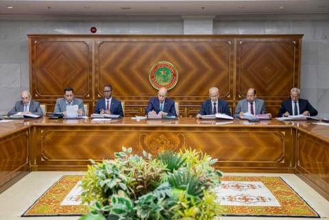 جانب من اجتماع الحكومة- المصدر: رئاسة الجمهورية
