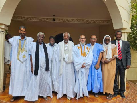 صورة تجمع قادة المعارضة المشاركين في الاجتماع- الصحراء