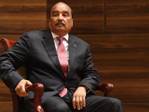 الرئيس السابق محمد ولد عبد العزيز