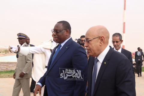 الرئيس غزواني يستقبل نظيره السنغالي - (الصحراء Plus)