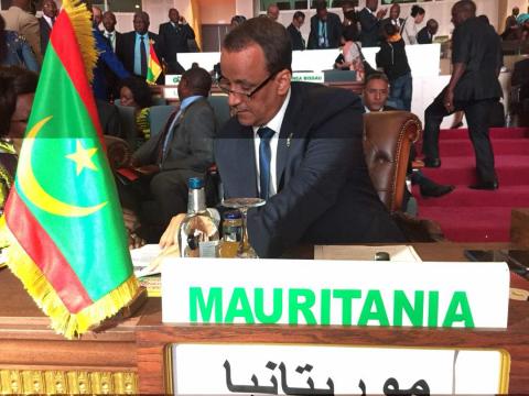 وزير الخارجية الموريتاني إسماعيل ولد الشيخ أحمد