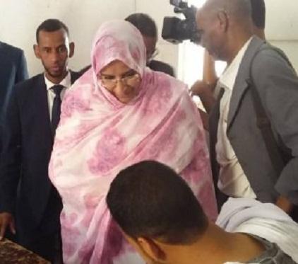 وزيرة التهذيب مكبولة بنت لمام ولد برديد - (المصدر: موقع الوزارة)
